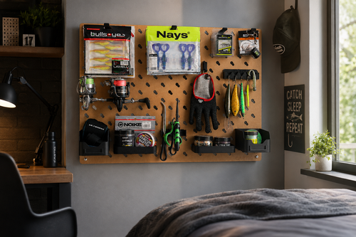 BOARD – Modulare Angelwand für Angelzubehör