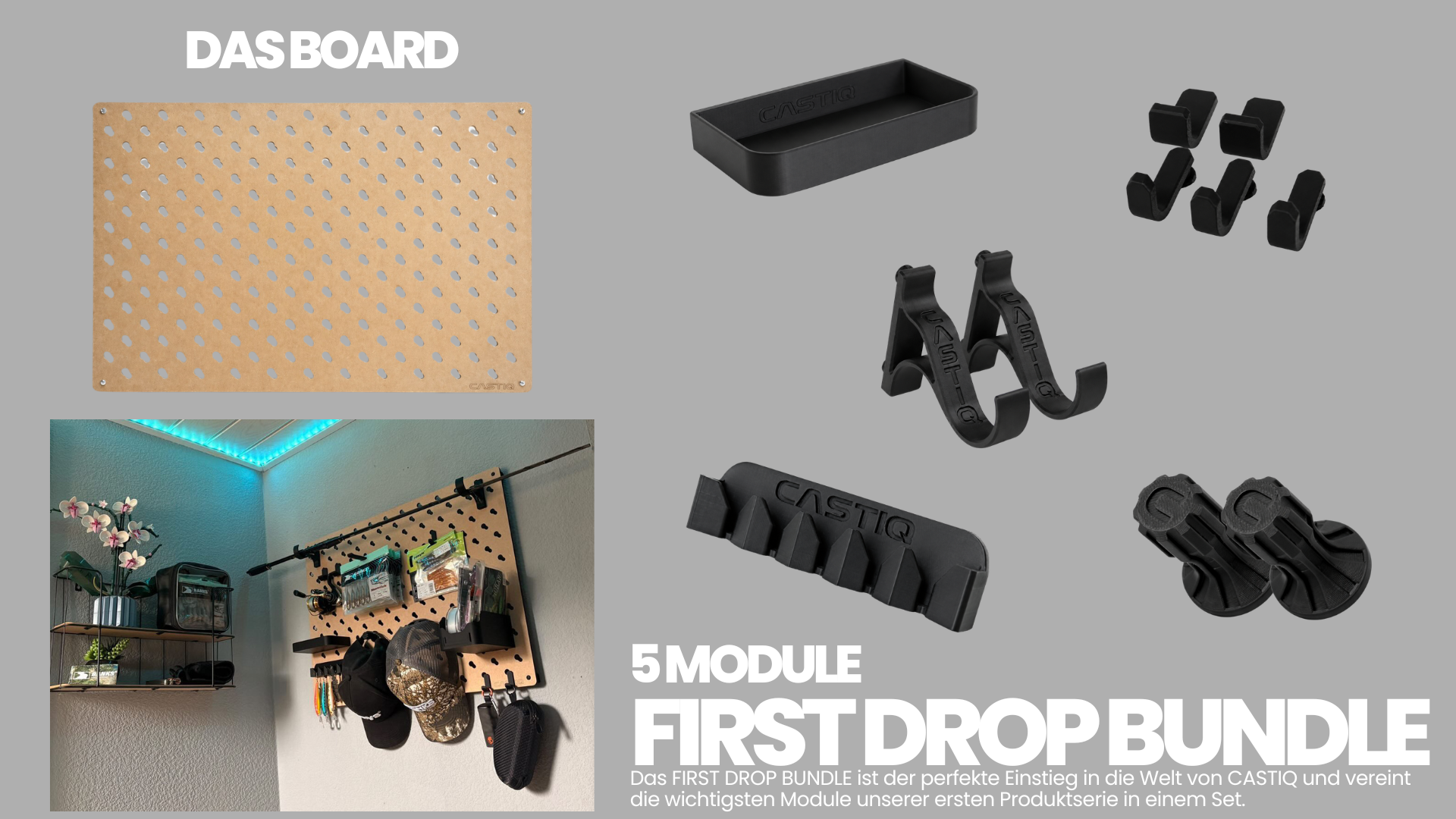 First Drop Bundle – Angelwand-Komplettset mit Modulen